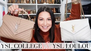 YSL COLLEGE VS. LOULOU - What fits and general comparison - 5 Minute Friday | LuxMommy