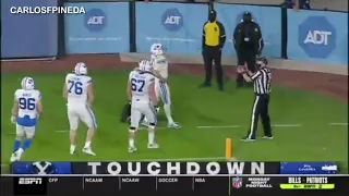 Zach Wilson touchdown run vs UCF