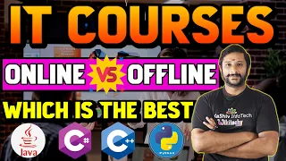 Online Vs Offline Courses🤔 | 🔥Which one is better? | Best software training institute to get IT Jobs