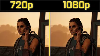 Far Cry 6 - 720p Ultra VS 1080p Low | Graphics Comparison