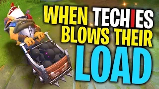 When Techies Blows Their Load - DotA 2 Funny Moments