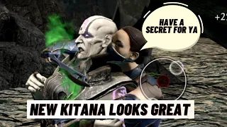 Edenian Blood Kitana First Look! BEAUTIFUL DESIGN! AWESOME AND weird SP2! MK MOBILE