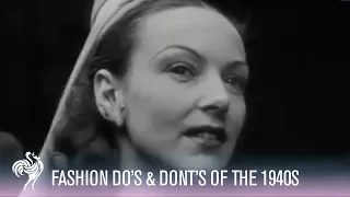 London Fashion Do’s & Dont’s (1946) | Vintage Fashions
