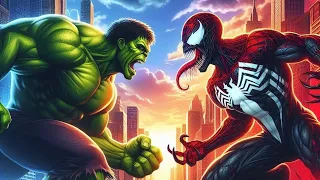 HULK VS CARNAGE Venom  Part 2 FIGHT BACK TO BACK ACTIONS🔥🔥🔥🔥 Part 1 👇 description check