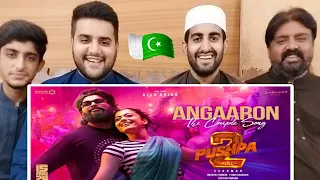 Pakistani Reaction On Angaaron The Couple Song Lyrical Video Song