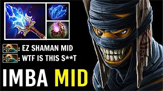 When Hard Counter Huskar Last Pick But.. Scepter + Shard Shaman Mid Lvl 30 GM Delete Huskar Dota 2