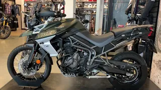 Triumph Tiger 800 XCX green