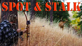 Recurve Bow Hunting - Public Land Bowhunting from the GROUND!