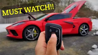 WATCH THIS before BUYING a C8 CORVETTE! All the TIPS, TRICKS, and HIDDEN features of the C8 CORVETTE