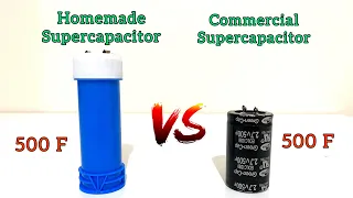 Homemade Supercapacitor Vs Commercial Supercapacitor | Which one is better ?
