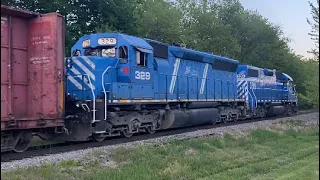 Great Lakes central railroad 395 and 329 a couple of days ago headed south