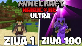 Am Supravietuit 100 de Zile pe Minecraft Ultra Hardcore !