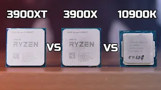 3900XT vs 3900X vs 10900K - TechteamGB