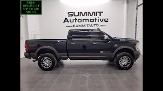 2021 RAM 2500 CREW LIMITED LONGHORN CUMMINS DIESEL LIFT WALKAROUND OVERVIEW REVIEW 12663Z SOLD!