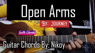 Open arms - Journey | Guitar Chords Tutorial By: Nikoy (with Chords)