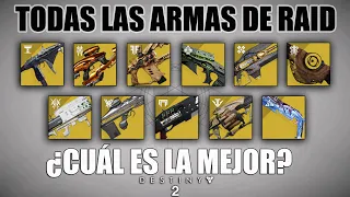 TODAS las armas de Raids - Destiny 2