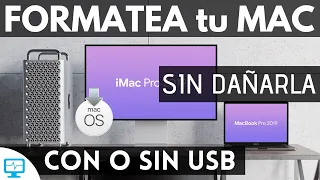 ✅ MAS FACIL IMPOSIBLE! 💻 🖥 FORMATEA/RESTABLECE tu MacBook/iMac/Macmini/MacPro/ COMO NUEVA!!