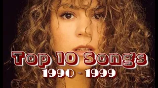 The Nineties: Top 10 songs year after year