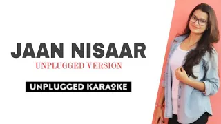 Jaan Nishar | Free Unplugged Karaoke Lyrics | Kedarnath | Sushant Singh | Best Cover Song | Music