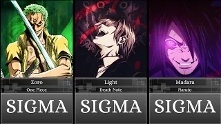 Most Sigma Male Anime Characters and their Sigma Rules | 10+ ANIMAX