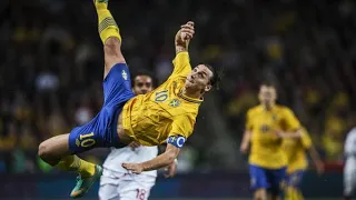 Zlatan Ibrahimovic bicycle kick goal against England | Puskas Award 2013 winner goal