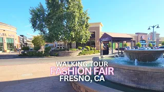 Exploring Fashion Fair in Fresno, California USA Walking Tour
