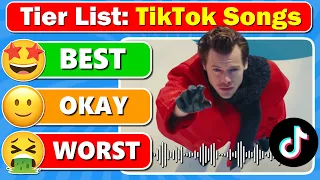 RATE THE SONG | Most Popular Viral TikTok Songs EVER… Tier List Challenge