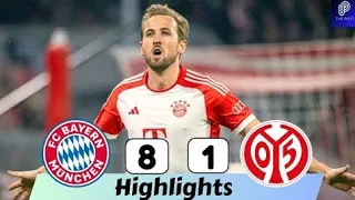 Bayern Munich Vs Mainz (8-1) | All Goals & Highlights | Bundesliga 2023/24
