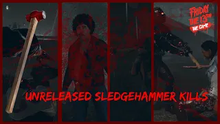 All Unreleased Sledgehammer Kills | Friday The 13th: The Game