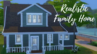 Realistic Family Home | The Sims 4 Speed Build |