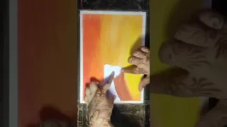 artist soft pastels colors | landscape painting | easy drawing for kids