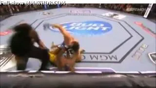 anderson silva KO (комментарий на русском)