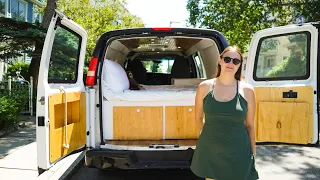 Building a Bed and Storage Drawers in my Chevy Express Van Conversion