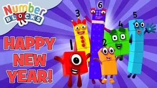 @Numberblocks- Happy New Year! | Numberblock Party | Learn to Count