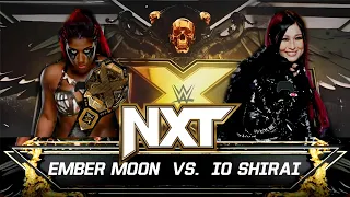 Ember Moon vs Io Sky and Dakota Confronts Ember WWE NXT WWE2K22 Universe Mode