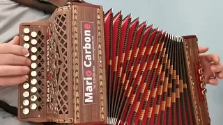 8 bassi - HEIDI - brano - Accordion diatonic  - organetto