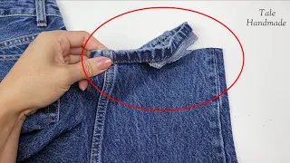 ♻️ 6 Brillant ways to shorten your Jeans with clever sewing tips and tricks