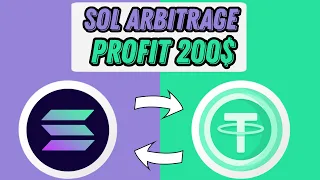 Crypto Arbitrage | New Strategy Trading Solana | Profit 12% | May 2024 | Crypto Arbitrage Strategy