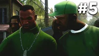 GTA San Andreas Definitive Edition Gameplay Walkthrough Part 5 - REUNITING THE FAMILIES