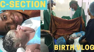 Emergency C-Section Birth Vlog 2022 | 2nd C-Section in  Lagos Nigeria | Meet Our Baby Boy