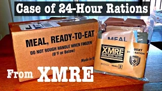 MRE Unboxing: XMRE 24-Hour Ration Case -- First Look