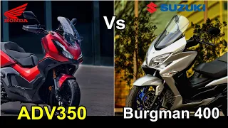 Honda ADV350 vs Suzuki Burgman 400 | Comparison |TM