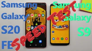 Samsung Galaxy S20 FE vs Samsung Galaxy S9 - SPEED TEST + multitasking - Which is faster!?