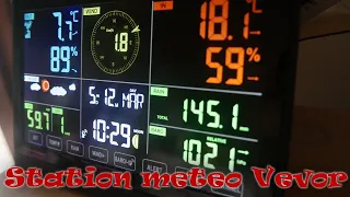 STATION METEO avec capteur 7 en 1 🌤️ VEVOR 🌦️ YT60231 🌫️