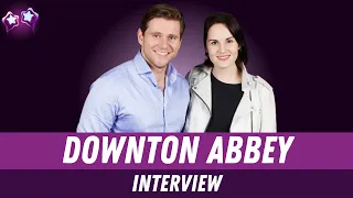 Downton Abbey Cast Interview | Michelle Dockery & Allen Leech