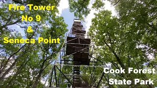 Exploring Fire Tower No 9 & Seneca Point Cook Forest State Park PA