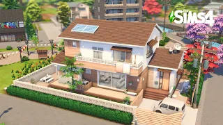 Modern Japanese House🌻 MT. Komorebi🚝 | Stop Motion Build | The Sims 4 | No CC