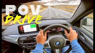 NEW BMW 5 SERIES 530e POV DRIVE | CAIRNWELL PASS | SCOTLAND | HIGHEST PUBLIC ROAD IN UK