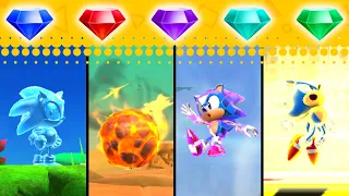 Sonic Superstars: All Chaos Emerald Powers & Super Forms