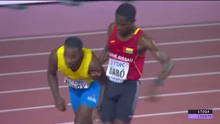 Braima Suncar Dabo and Jonathan Busby at the World Athletics Champs